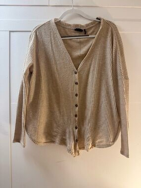 Urban Outfitters Oversized V-Neck Button-Front Sweater Cardigan